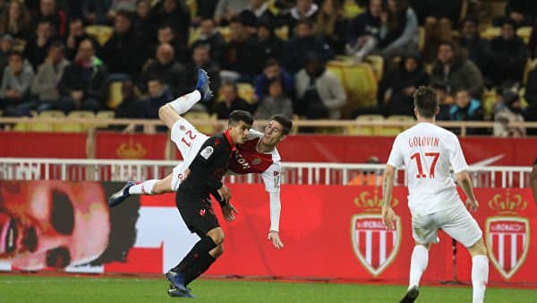 "Монако" - "Ницца" 1:1 (видео)