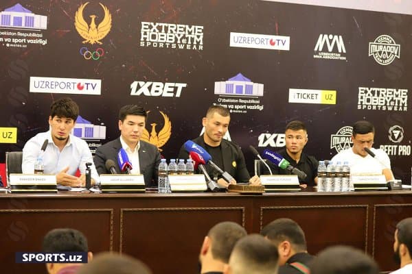 "Muradov Professional League". Супер жанглар олдидан матбуот анжумани ўтказилди (фотогалерея)