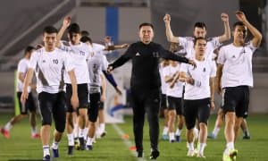 "Аждарлар" навбатдаги "парвоз" олдидан расмий машғулот ўтказди (фотогалерея)