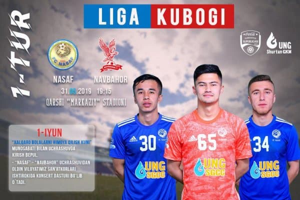 "Насаф" - "Навбаҳор" учрашувига кириш бепул