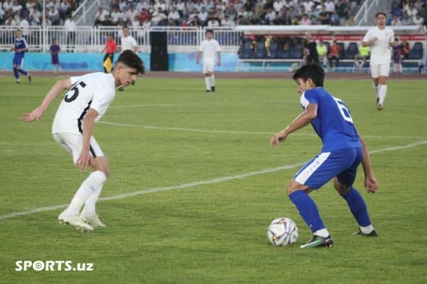 Ўзбекистон ёшлар терма жамоаси Намангандаги ўйинда германиялик футболчиларни 2:0 ҳисобида енгди