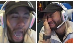 Неймар онлайн казинода миллионларни ҳавога учириб, эфирда йиғлаб юборди