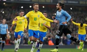 Бразилия - Уругвай 1:0 (видео)