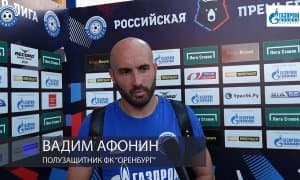 “Оренбург” ўз майдонида “Рубин”дан устун келди, Афонин тўлиқ 90 дақиқа ўйнади