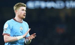 Кевин де Брёйне иккинчи ўринга чиқди, лекин пешқадамга етолмайди