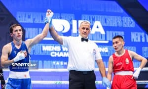 Ойбек Жўраев қай тариқа сербиялик рақибини мағлуб этди (фотогаларея) 