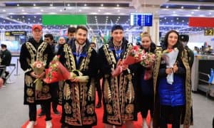 "Fujairah Open" қаҳрамонлари муносиб кутиб олинди (фото)