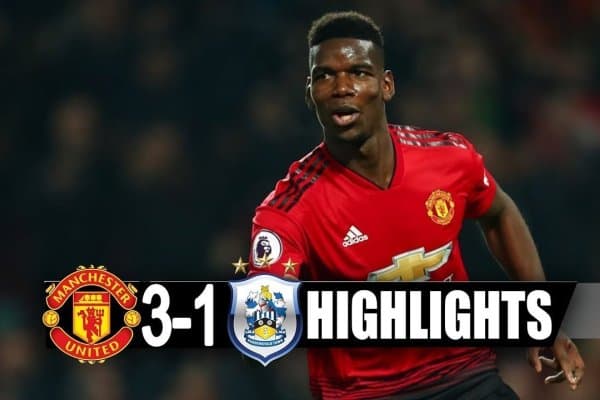 "Манчестер Юнайтед" - "Хаддерсфилд" 3:1 (видео)