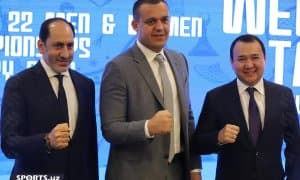 Бокс. Осиё чемпионати старти олдидан матбуот анжумани ўтказилди (фотогалерея)