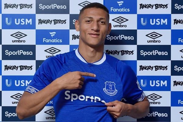 "Эвертон" Ришарлисонни 90 млн еврога баҳоламоқда