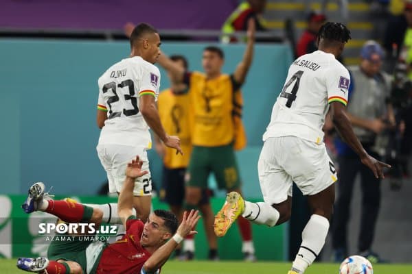 Сўнгги сонияларгача "ёнган" Португалия ва Гана ўртасидаги ўйин видеошарҳини томоша қилинг