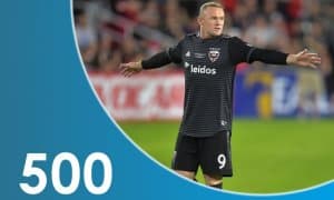 Руни миллий чемпионатлардаги 500-ўйинини ўтказди