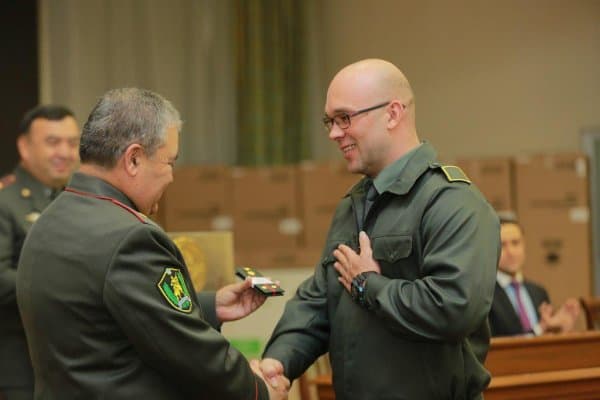 Осиё ўйинларида муваффақиятли иштирок этган ҳарбий спортчиларни тақдирлаш маросими бўлиб ўтди