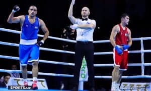 "Токио-2020" иштирокчиси Дилшод Рўзметов финалда Одилжон Аслановга ютқазди (фотогалерея)