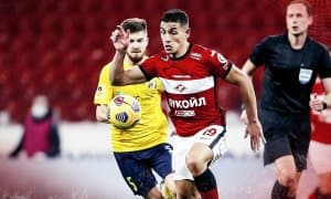 РПЛ. Ўрунов жароҳат олган ўйинда "Спартак" 10 киши қолган "Ростов"ни енга олмади