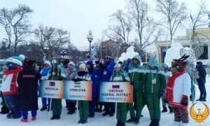 «Осиё болалари». Сахалинскда Ўзбекистон байроғи ҳилпирай бошлади