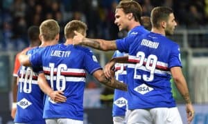 "Сампдория" - СПАЛ 2:1 (видео)