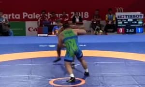 Эркин кураш: Давит Модзманашвили бронза медали соҳиби