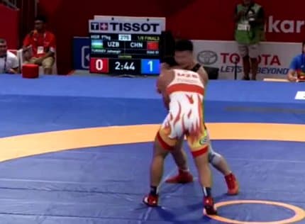 Юнон рум кураши: Жаҳонгир Турдиев нимчорак финалда мағлуб бўлди