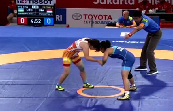 Аёллар кураши: Набира Есенбаева ҳам чорак финалда