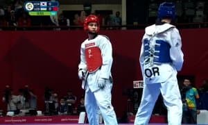 Таэквондо: Ниёз Пўлатов Осиё ўйинлари кумуш медали соҳиби