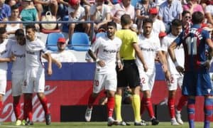 Ла Лига. "Севилья" сафарда "Леванте" дарвозасига 6 та гол уриб ғалаба қозонди