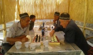 Андижонда фахрий мураббийлар ўртасида шахмат мусобақаси ўтказилди