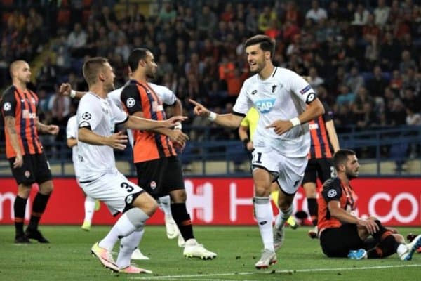 “Хоффенхайм” сафарда “Шахтёр”дан очко тортиб олди
