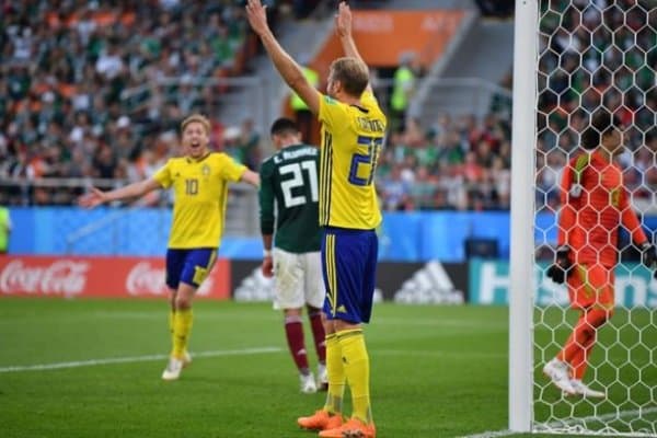 Швеция сўнгги турда Мексика устидан йирик ҳисобда ғалаба қозонди (видео)