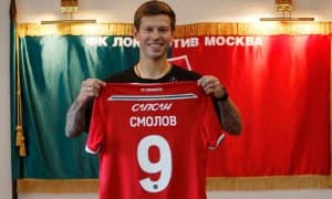 Расман! Смолов "Локомотив" аъзосига айланди (ФОТО)