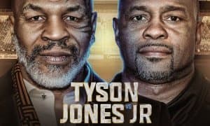 Майк Тайсон ва Рой Жонс ўртасидаги жанг бўлиб ўтди