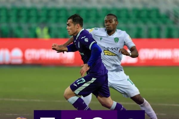 РПЛ. "Уфа" ғалаба қозонди, Ўрунов 87 дақиқа ҳаракат қилди