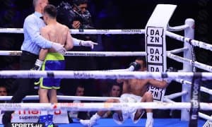 Ҳасанбой Дўсматов камарини муносиб ҳимоя қилган жангдан фотогалерея