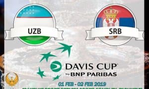«Davis Cup». Сербия терма жамоаси пойтахтимизда Ўзбекистонга қарши ўйинга тайёргарлик кўрмоқда