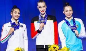 Бадиий гимнастика. Тахмина Икромова жаҳон кубогининг якуний босқичида шоҳсупага кўтарилди