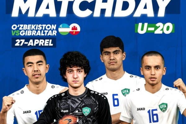 Бугун Ўзбекистон U20 терма жамоаси ўйнайди