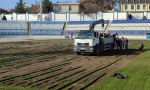 "Динамо" стадионида таъмирлаш ишлари бошланди
