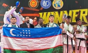 Karate victory in the UAE