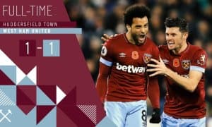 "Хаддерсфилд" - "Вест Хэм" 1:1 (видео)