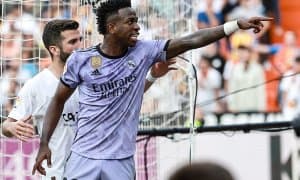 Винисиуснинг "Валенсия" билан ўйиндаги қизил карточкаси бекор қилинди. У бугун майдонга тушиши мумкин