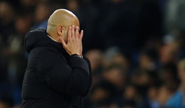 Ғалабани ушлаб қололмаган Гвардиола аламидан юзини юлиб ташлади (фото)