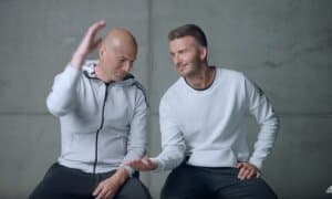 Бекхэм Зиданга ўз техникасини кўрсатди (видео)