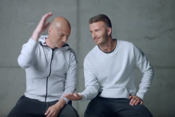 Бекхэм Зиданга ўз техникасини кўрсатди (видео)