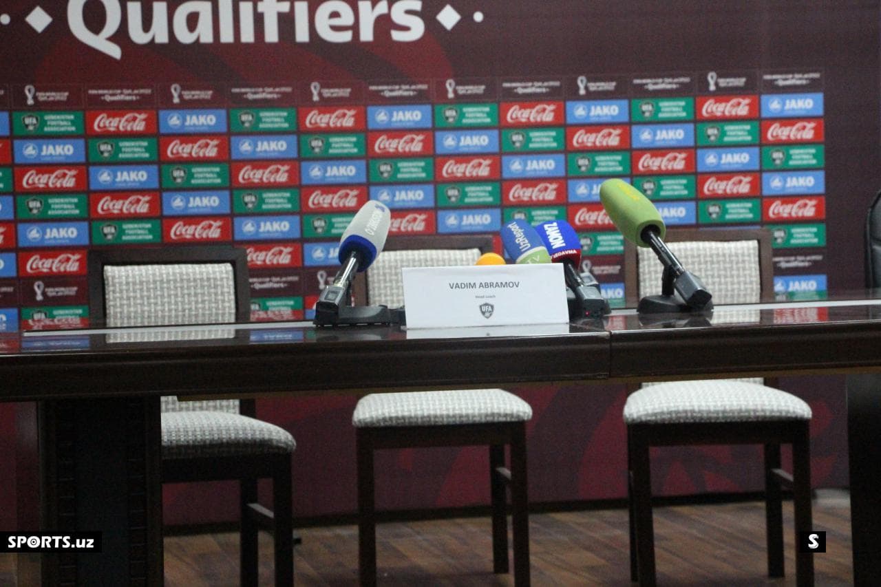 Uzbekistan training and press conferation
